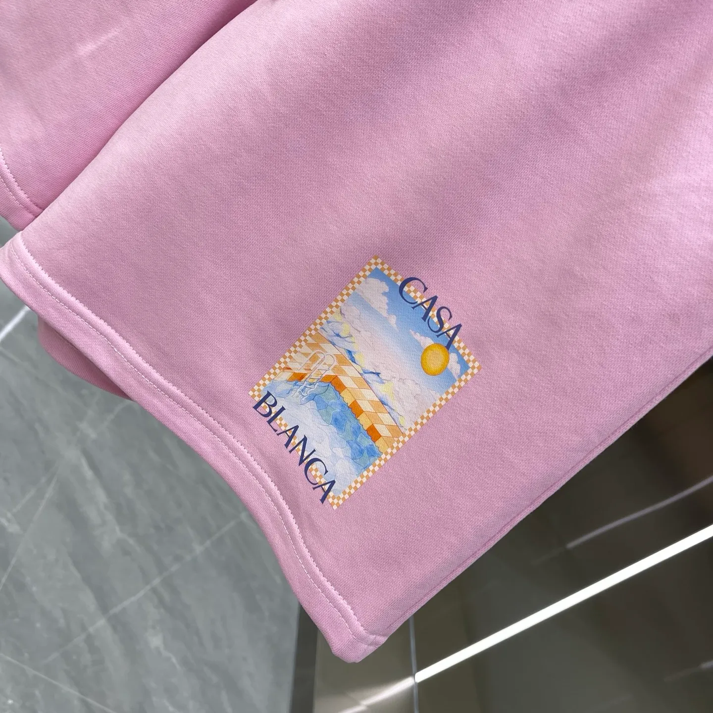 CASABLANCA Logo Factory ：Black White Royal Blue Pink Light Blue Sizes：S M L XL XXL